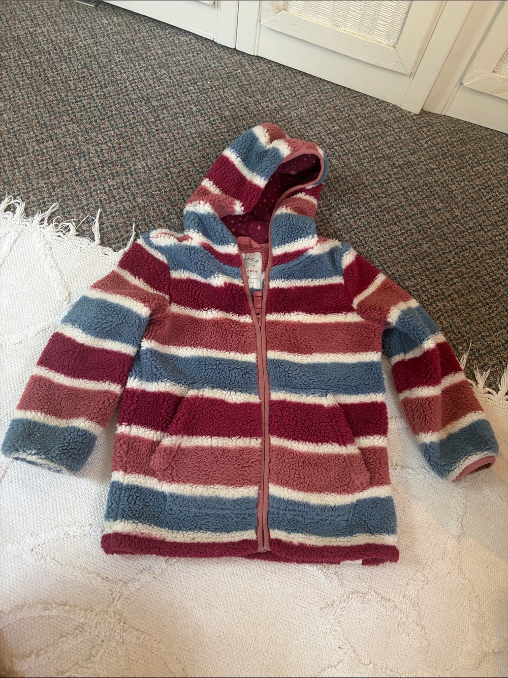Fatface cozy zip up sweater fleece size 4/5